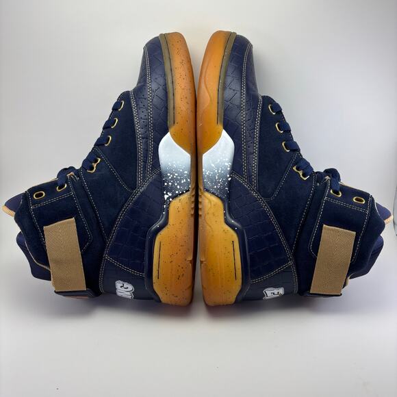 EWING ATHLETICS “Where Brklyn At?“ 33 HI Navy /Gold Athletic Shoes Mens Size 10 - Picture 6 of 12